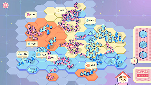 画像ギャラリー No.010のサムネイル画像 / 消えた銀河をタイル1枚から再建する惑星デザインゲーム「バブルガム ギャラクシー」(ほぼ日 インディーPick Up!)