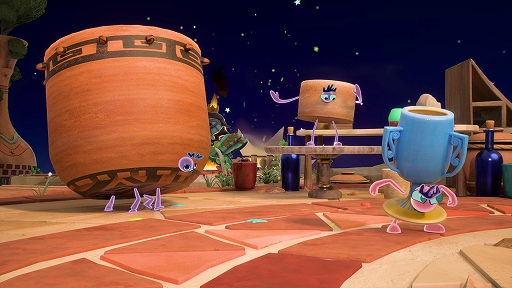 画像ギャラリー No.003のサムネイル画像 / 4対4の陶芸バトルアクション「Kiln」，配信開始。自身で作り上げた陶器のアーマーをまとって敵チームの釜を消化しよう