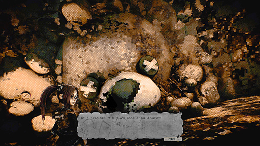 画像ギャラリー No.009のサムネイル画像 / 少女が自らの悪夢から抜け出していくアクションADV「Dithered」，アナウンスティザーを公開