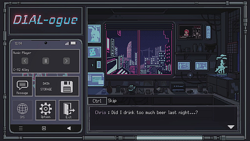 画像ギャラリー No.001のサムネイル画像 / サイバーパンクな世界でアンドロイドを修理するナラティブなパズルゲーム「D1AL-ogue」，2月5日に無料配信