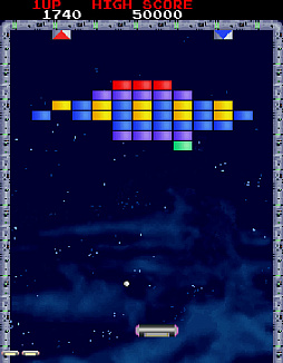 画像ギャラリー No.002のサムネイル画像 / アケアカ版「クエスター」,1月29日配信。1987年にナムコから発売されたブロックくずしゲーム