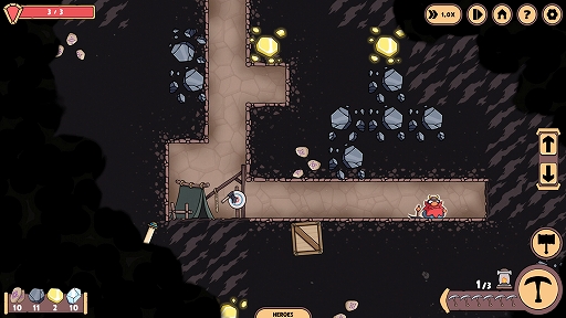 画像ギャラリー No.004のサムネイル画像 / ローグライクサバイバル「Hold the Mine」,早期アクセス版を2月17日にリリース。鉱山を開発し,押し寄せるモンスターをなぎ倒せ!