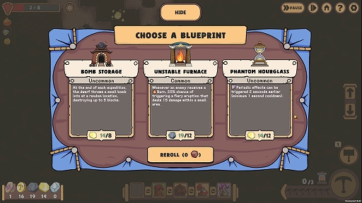 画像ギャラリー No.006のサムネイル画像 / ローグライクサバイバル「Hold the Mine」,早期アクセス版を2月17日にリリース。鉱山を開発し,押し寄せるモンスターをなぎ倒せ!