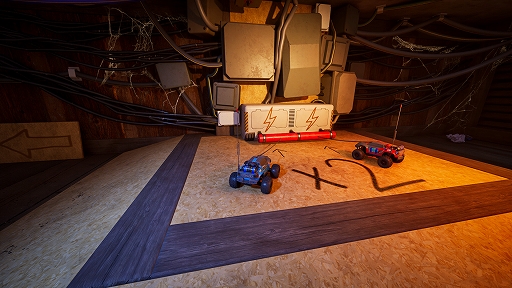 画像ギャラリー No.006のサムネイル画像 / 2台のラジコンで家を探索し,失踪した教授の謎を追え。2人協力ラジコンADV「WheelMates」が発表に