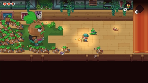 画像ギャラリー No.008のサムネイル画像 / 「UNDER THE ISLAND 〜ニアと不思議な歯車〜」の発売日が2月18日に決定。レトログラフィックスが目を引くトップダウン型のアクションADV