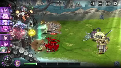 画像ギャラリー No.014のサムネイル画像 / ［プレイレポ］3月18日配信開始の「邪神戦記ルルイエ少女隊」は，触手ガールたちを率いて敵に挑む放置系タワーディフェンスだ