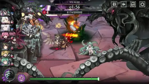 画像ギャラリー No.028のサムネイル画像 / ［プレイレポ］3月18日配信開始の「邪神戦記ルルイエ少女隊」は，触手ガールたちを率いて敵に挑む放置系タワーディフェンスだ