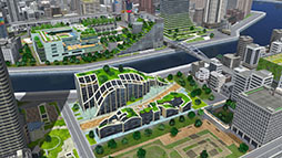 画像ギャラリー No.001のサムネイル画像 / 「A列車で行こう9 Evolution」，緑化建物群やデータセンター，都市交通の中心となる駅などゲーム内に登場する建物情報が公開に