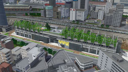 画像ギャラリー No.009のサムネイル画像 / 「A列車で行こう9 Evolution」，緑化建物群やデータセンター，都市交通の中心となる駅などゲーム内に登場する建物情報が公開に