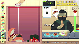 画像ギャラリー No.005のサムネイル画像 / 目指せ大トロ！　同じネタの寿司をくっつけて，お客に提供する。落ち物系パズル「元祖 落とし寿司 めびうす」，Switch2版が発売決定