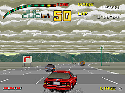 画像ギャラリー No.003のサムネイル画像 / アケアカ版「フルスロットル」，2月5日配信開始。街道レースに参加して，誰よりも早くゴールを目指す。ニトロの使いどころがキモ