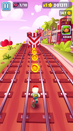 画像ギャラリー No.004のサムネイル画像 / ランニングアクションの決定版がApple Arcadeでリリース！　広告・課金ナシで無限に走れる「Subway Surfers+」（今日から始めろApple Arcade #60）