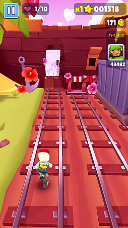 画像ギャラリー No.005のサムネイル画像 / ランニングアクションの決定版がApple Arcadeでリリース！　広告・課金ナシで無限に走れる「Subway Surfers+」（今日から始めろApple Arcade #60）