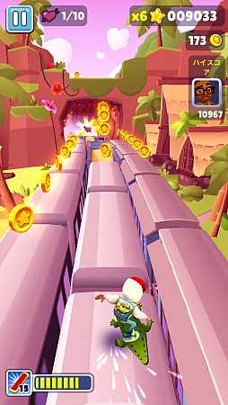 画像ギャラリー No.011のサムネイル画像 / ランニングアクションの決定版がApple Arcadeでリリース！　広告・課金ナシで無限に走れる「Subway Surfers+」（今日から始めろApple Arcade #60）