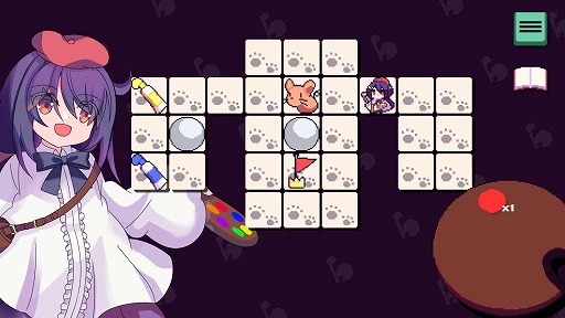 画像ギャラリー No.002のサムネイル画像 / 不思議な絵筆で色を変えて攻略するパズルゲーム「Colorful Craftworks」，Steamストアページを公開。東京ゲームダンジョン11に出展