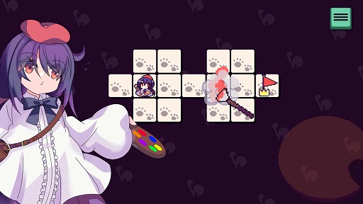 画像ギャラリー No.003のサムネイル画像 / 不思議な絵筆で色を変えて攻略するパズルゲーム「Colorful Craftworks」，Steamストアページを公開。東京ゲームダンジョン11に出展