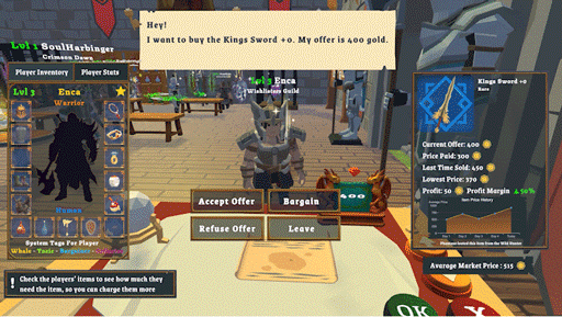 画像ギャラリー No.004のサムネイル画像 / MMORPGの世界でNPCとなり，ゲーム世界のルールを管理する「MMORPG NPC Simulator」，Steamストアページを公開中