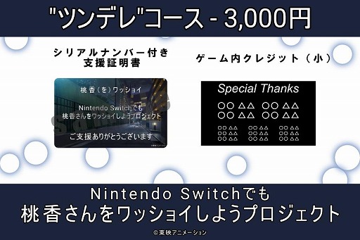 画像ギャラリー No.007のサムネイル画像 / 謎のアクションゲーム「桃香(を)ワッショイ」,Switch版のクラウドファンディングが開始1時間半で目標達成。リターン品アップデートを発表