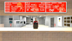 画像ギャラリー No.005のサムネイル画像 / 人喰いレストランを描いたホラーADV「Manny’s」，Switch版をリリース。無人島で飢えた漂流者は，あるはずのないファストフード店を目にする