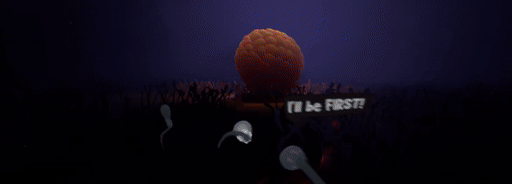 画像ギャラリー No.004のサムネイル画像 / 主人公は精子。ゴールを目指して体内を駆け抜けるアドベンチャーゲーム「Become」が発表,あわせてアナウンストレイラーも公開