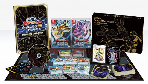 画像ギャラリー No.012のサムネイル画像 / 完全新作「メダロット カードロボトル RB」の「カブト Ver./クワガタ Ver.」が6月25日発売へ。デラックス版にはリアルカードデッキが付属