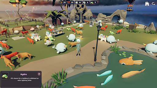 画像ギャラリー No.002のサムネイル画像 / “ローグライクシティビルダー”の新作「Stormbridge」リリース。嵐から逃げつつ，橋上の集落を拡張