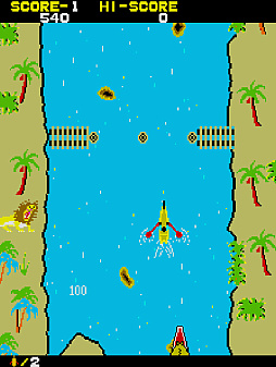 画像ギャラリー No.002のサムネイル画像 / 1982年にタイトーから発売された「アドベンチャーカヌー」，アケアカで2月19日配信開始。カヌーを漕いで障害物を避けながらゴールを目指せ