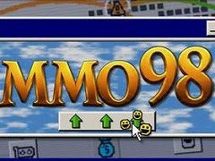 Win98時代を思わせる懐かしいUIデザインが特徴的。MMO運営をテーマにした短編放置系ゲーム「MMO 98」，Steamストアページを公開。