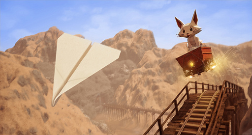 画像ギャラリー No.001のサムネイル画像 / 意志を持った手紙が,紙飛行機や手裏剣になって冒険。「Origament: A Paper Adventure」の今春リリースが決定