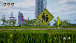 画像ギャラリー No.004のサムネイル画像 / 五分目 悟氏が自身のシュールCGアニメの世界をゲーム化。3Dアクション「親戚の家に行け！よし子！」，Steamでリリース