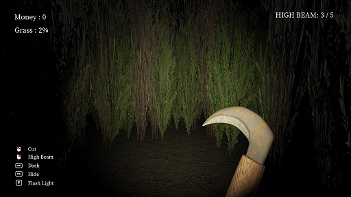 画像ギャラリー No.004のサムネイル画像 / 音や光に反応して獲物を追う存在が潜む深夜の庭園で草を刈り続けろ。ホラーゲーム「Bait Garden」，3月31日に配信