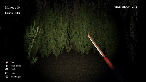 画像ギャラリー No.006のサムネイル画像 / 音や光に反応して獲物を追う存在が潜む深夜の庭園で草を刈り続けろ。ホラーゲーム「Bait Garden」，3月31日に配信