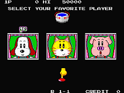 画像ギャラリー No.002のサムネイル画像 / アケアカ版「プランプポップ」,3月5日配信開始。動物親子がトランポリンで子供を跳ね返し,上空に浮かぶ風船を割っていくACTゲーム