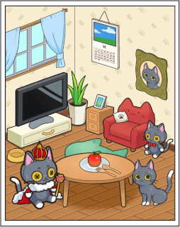 画像ギャラリー No.004のサムネイル画像 / ネコのパズルゲーム「マロンと休日2」，スマホ向けにリリース。マージパズルでコインを稼ぎ，ガチャでアイテムを集めよう