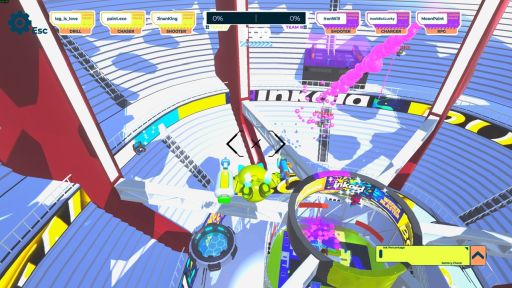 画像ギャラリー No.001のサムネイル画像 / 空を自由に飛び回って，アリーナを塗りつぶしていく陣取りシューティングゲーム「Inkoid」，Steamで配信開始