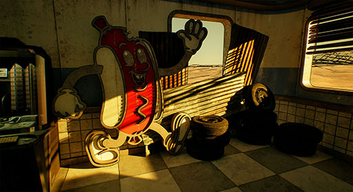 画像ギャラリー No.005のサムネイル画像 / お店経営シミュレーション「Doomsday Diner」の体験版が公開に。舞台は命の価値がホットドッグよりも安い終末世界