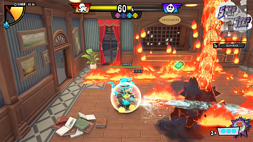 画像ギャラリー No.001のサムネイル画像 / ［プレイレポ］新感覚の人狼アクション「OCTOPinbs（オクトピンブス）」。燃え盛る火災現場で，あなたは誰を信じる？　誰を騙す？