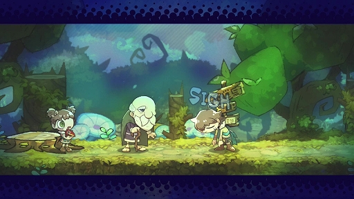 画像ギャラリー No.006のサムネイル画像 / 2D横スクロールACT「GOBBLE」，9月24日発売決定。勇者に憧れる少年と，敵を捕食して能力を習得するモンスターが冒険を繰り広げる