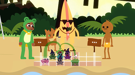 画像ギャラリー No.007のサムネイル画像 / カエルを集めて戦うシュールなコメディADV「ボニー ベア セイブズ フロッグタイム」，3月16日に発売