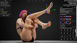 画像ギャラリー No.010のサムネイル画像 / どんな人も自在にポーズ設定。アーティスト向け作画リファレンスツール「HAELE 3D - ポーズスタジオ Max」発表