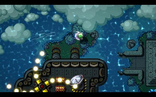 画像ギャラリー No.002のサムネイル画像 / “USBフロッピーディスク”に入った弾幕ローグライトのクラファンが展開中。敵基地に宇宙船で乗り付け，内部からお宝をかっさらえ