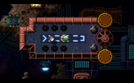 画像ギャラリー No.004のサムネイル画像 / “USBフロッピーディスク”に入った弾幕ローグライトのクラファンが展開中。敵基地に宇宙船で乗り付け，内部からお宝をかっさらえ