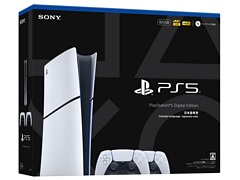PS5 デジタル・エディション本体に，2台のDualSense ワイヤレスコントローラーを同梱したセット商品が4月24日発売