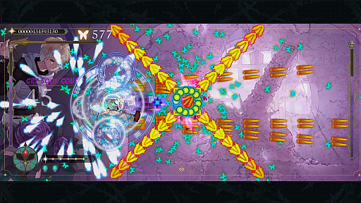 画像ギャラリー No.011のサムネイル画像 / 弾幕横スクロールSTG「食魂徒：Blue Pieta」，弾幕の中へ飛び込むほど強くなる，進化した「ソウルコレクト」システムを実装