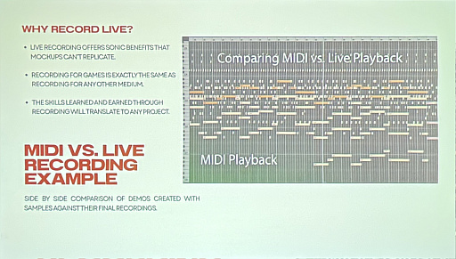 画像ギャラリー No.002のサムネイル画像 / 「ゲームのためのオーケストラ録音」の秘訣を，現役プロデューサーが徹底解説［GDC 2026］