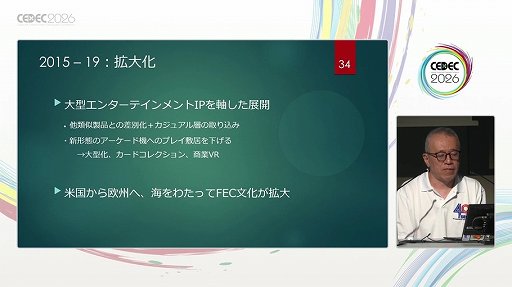 画像ギャラリー No.010のサムネイル画像 / “体感ゲーム”から“体験の共有”へ。日本ではなじみの薄い，欧米アーケードゲームのデザイン，店舗形態，文化変遷の30年をひもとく［CEDEC 2026］