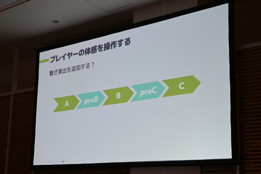 画像ギャラリー No.015のサムネイル画像 / なぜ会心の一撃は気持ちいいのか。期待・時間・コントラストの3視点から，プレイヤーの快感を設計する演出の考え方を学ぶ［ゲームメーカーズスクランブル］