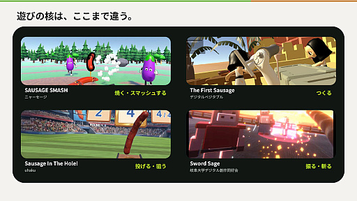 画像ギャラリー No.025のサムネイル画像 / 北米の10代が動かすVR市場に，日本から挑む。「Made in Japan XR Project」がソーセージをテーマに作った12本のXRゲーム［TGS2026］