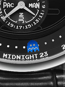 画像ギャラリー No.003のサムネイル画像 / Krayon，15本限定の「パックマン」高級腕時計を発表。文字盤でパックマンとゴーストが追いかけっこ，日が落ちるとゴーストが青ざめる