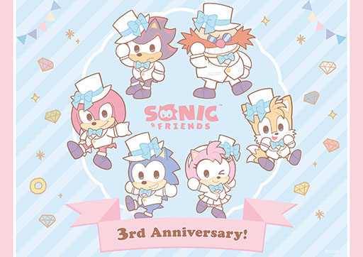 画像ギャラリー No.001のサムネイル画像 / 「SONIC & FRIENDS」，アイドルグループ「きゅるりんってしてみて」との特別企画が決定